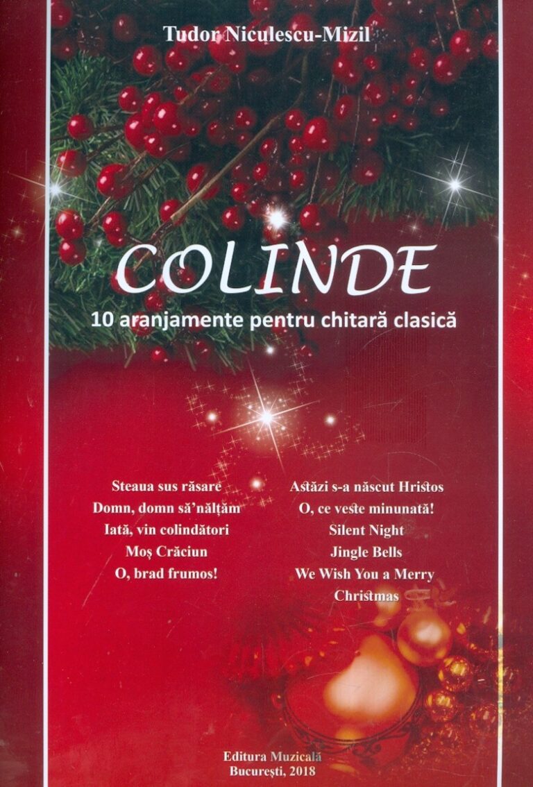 Colinde. 10 aranjamente pentru chitara clasica