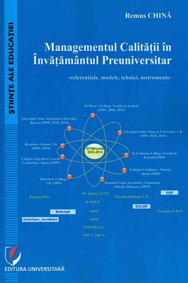 Managementul calitatii in invatamantul preuniversitar