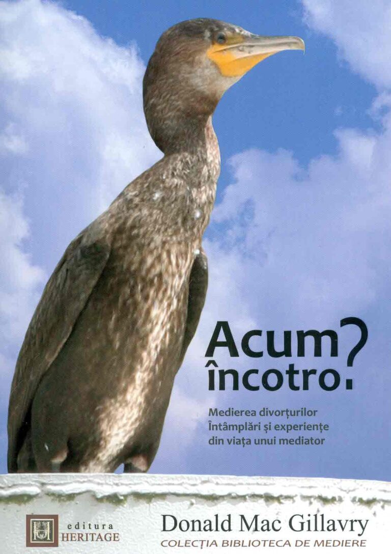 Acum incotro? Medierea divorturilor: intamplari si experiente din viata unui mediator - carte si CD