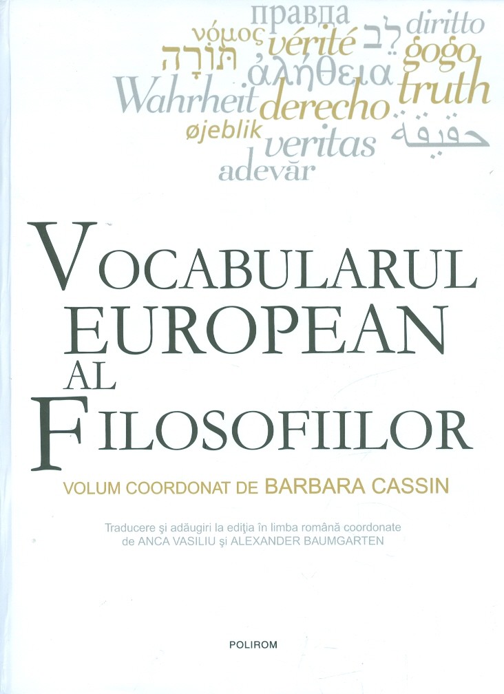 Vocabularul european al filosofiilor