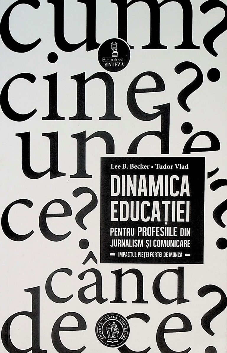Dinamica educatiei pentru profesiile din jurnalism si comunicare - Impactul pietei fortei de munca