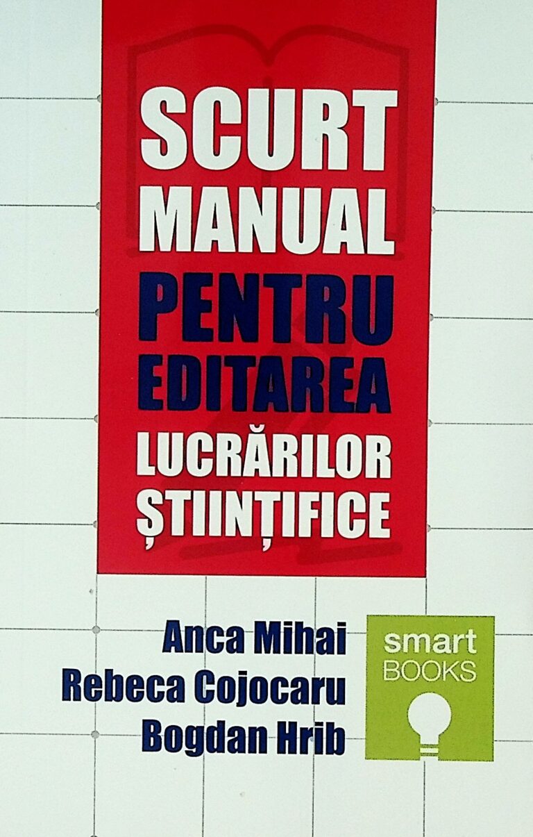 Scurt manual pentru editarea lucrarilor stiintifice