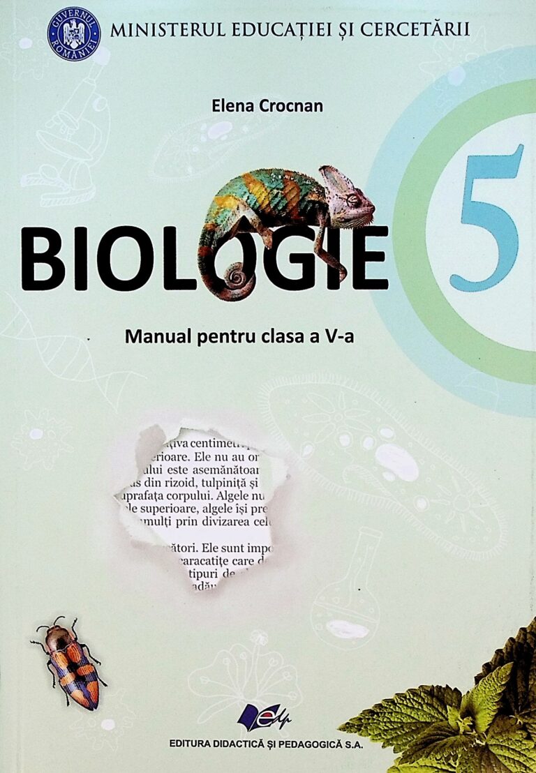 Biologie, clasa a V-a cu CD