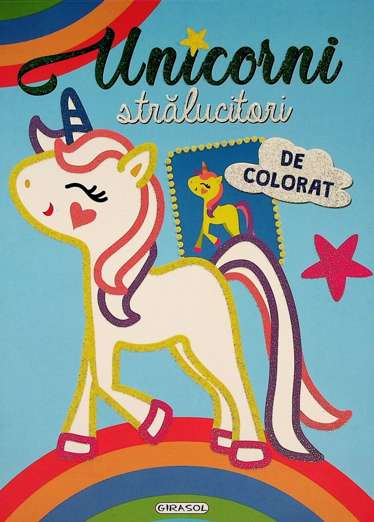 Unicorni stralucitori de colorat