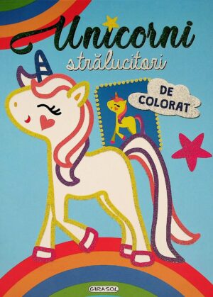 Unicorni stralucitori de colorat