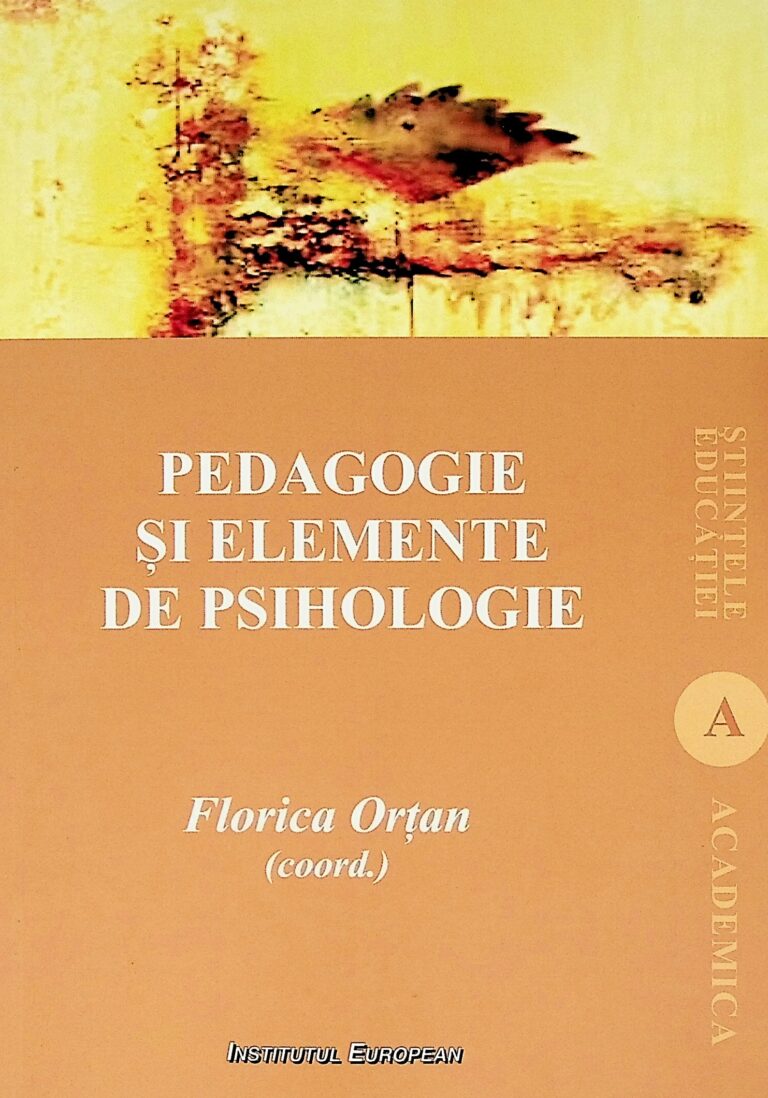 Pedagogie si elemente de psihologie