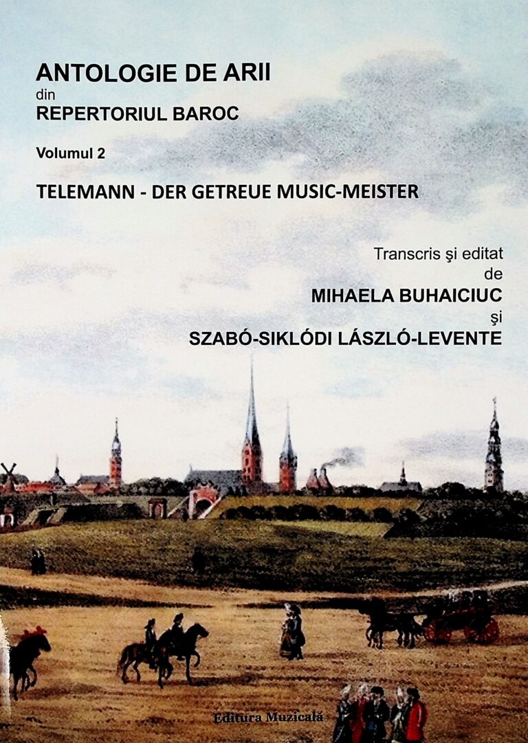 Antologie de arii din repertoriul baroc, vol. II - Telemann - Der Getreue Music-Meister