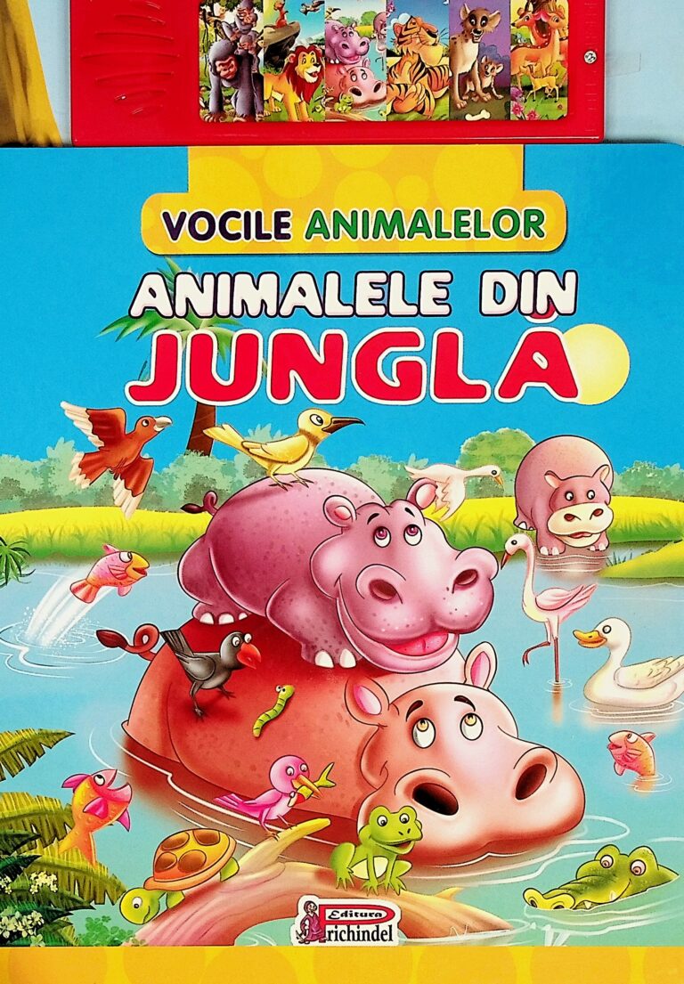 Animale din jungla - Vocile animalelor. Carte cu sunete
