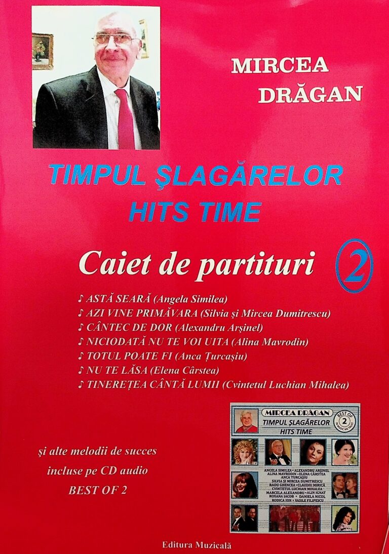 Timpul slagarelor. Caiet de partituri 2