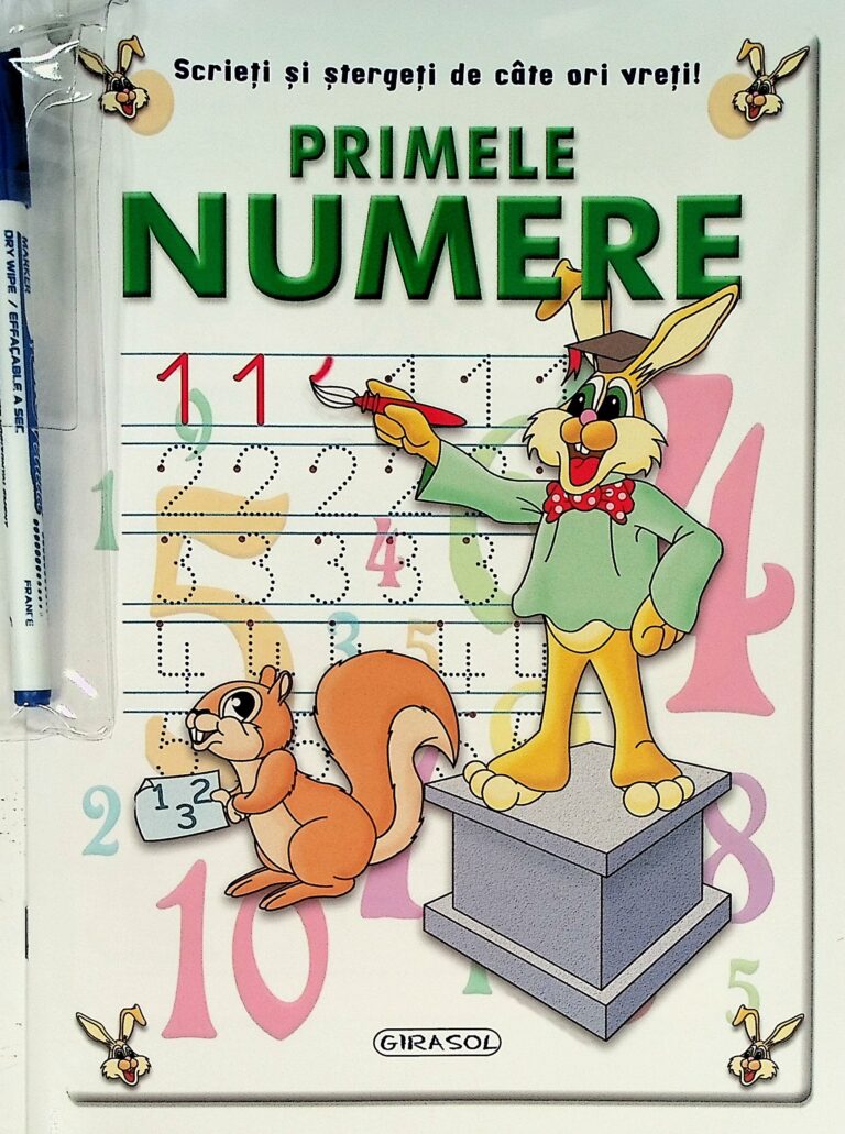 Primele numere. Scrieti si stergeti de cate ori vreti!