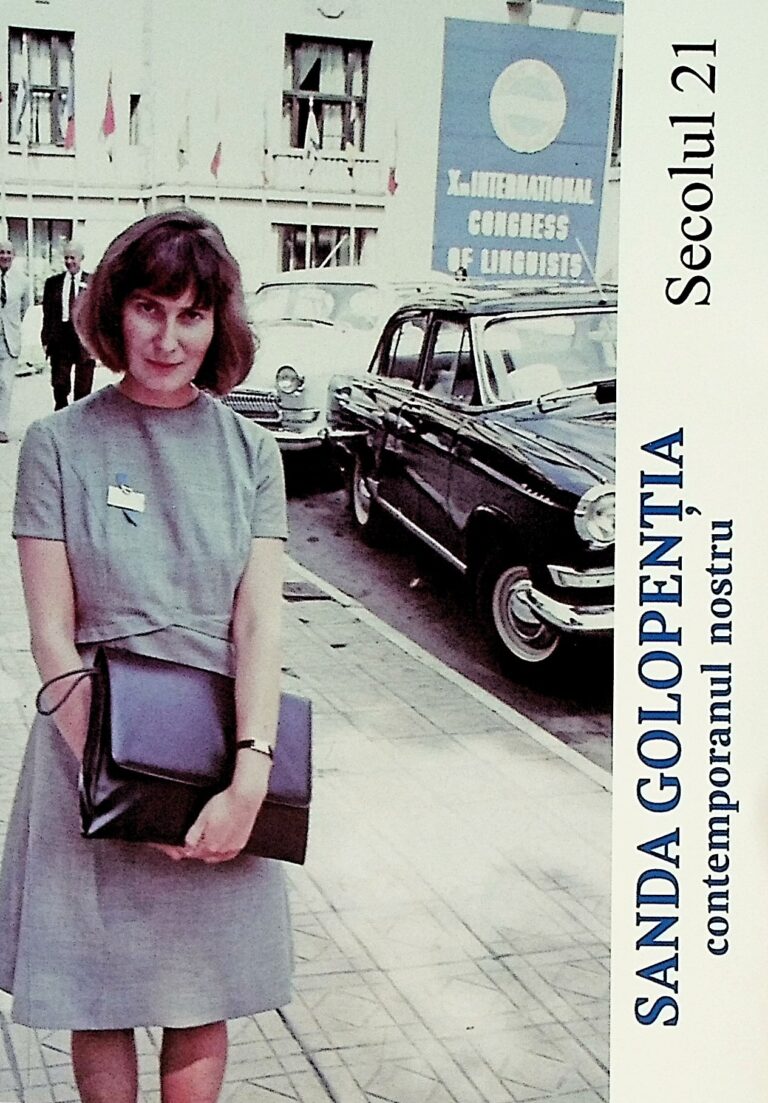 Sanda Golopentia, contemporanul nostru