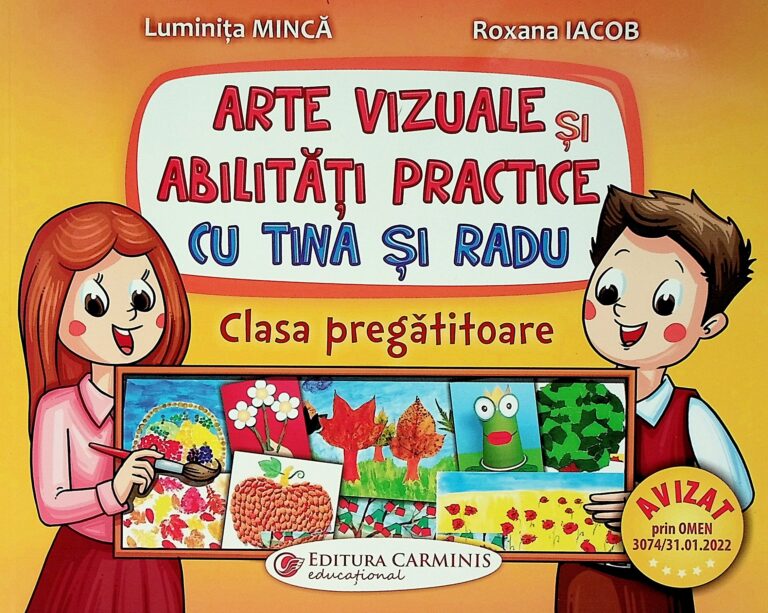 Arte vizuale si abilitati practice cu Tina si Radu, clasa pregatitoare