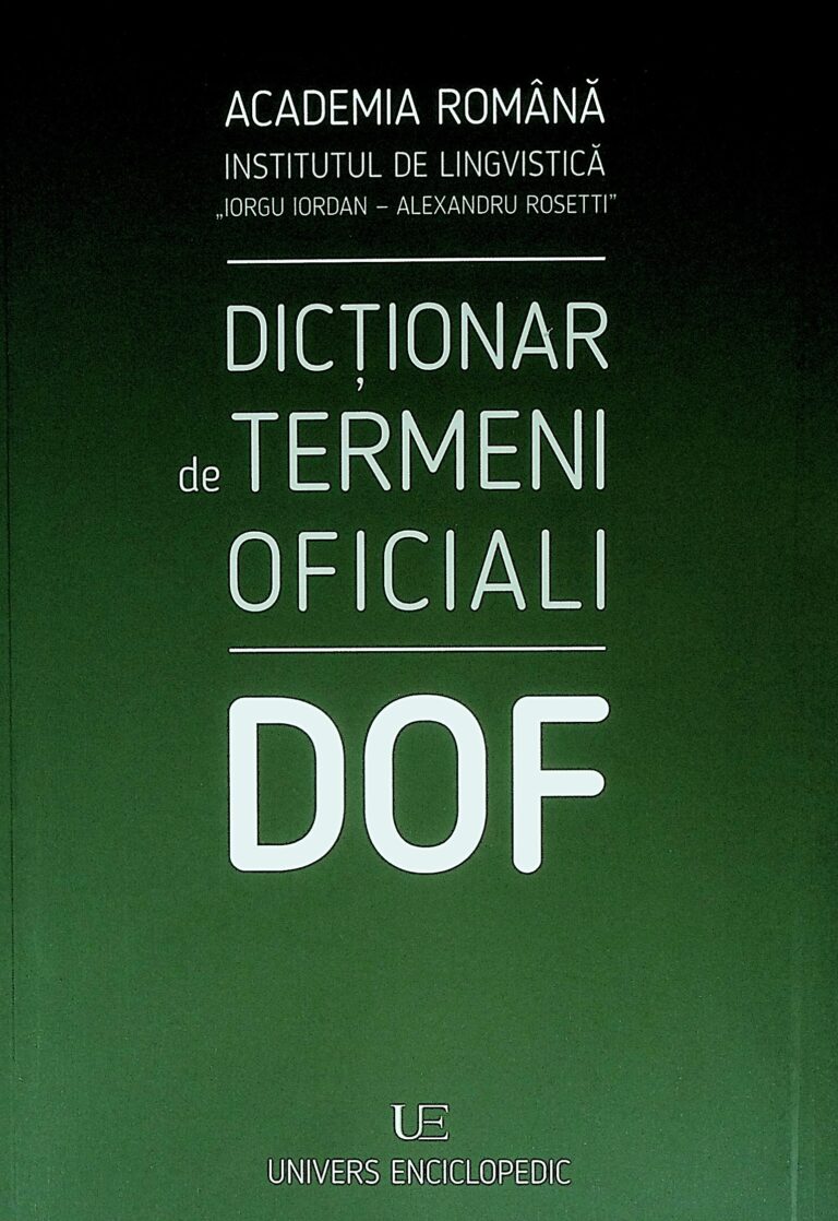 Dictionar de termeni oficiali - DOF