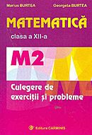Matematica (M2): culegere de exercitii si probleme, clasa a XII-a