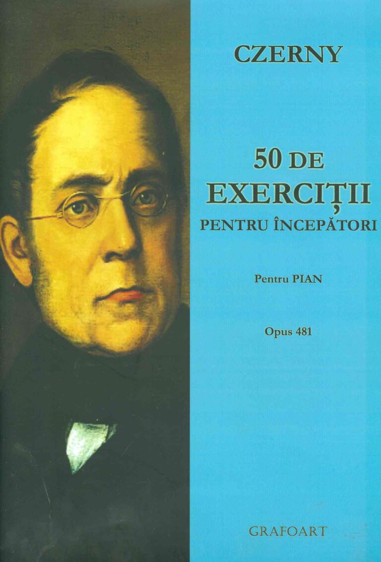 50 de exercitii pentru incepatori, pentru pian, opus 481