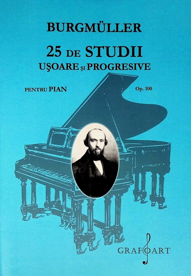 25 de studii usoare si progresive, op. 100. Pentru pian