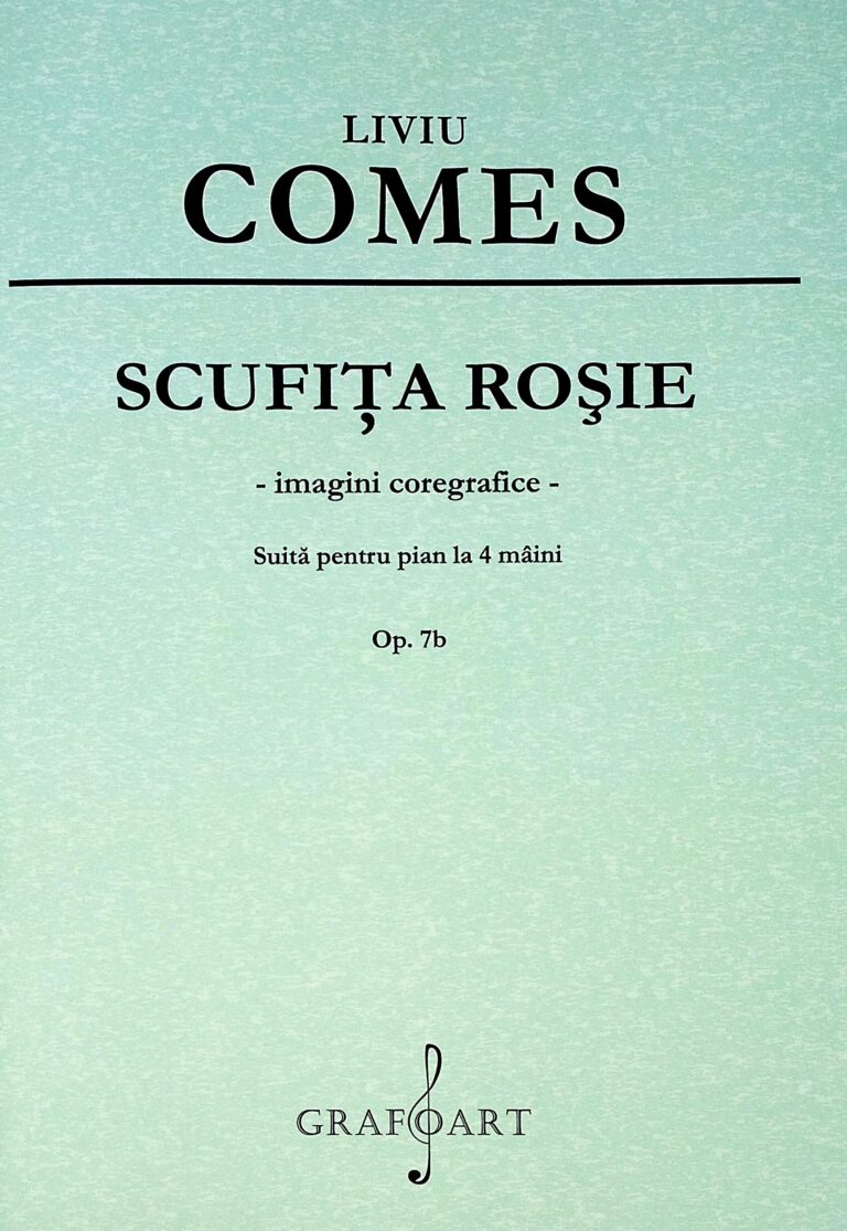 Scufita Rosie - Imagini coregrafice. Suita pentru pian la 4 maini, op.7b