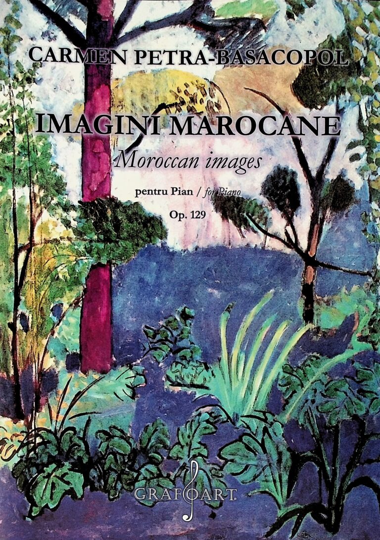 Imagini marocane pentru pian, op. 129. Editie bilingva