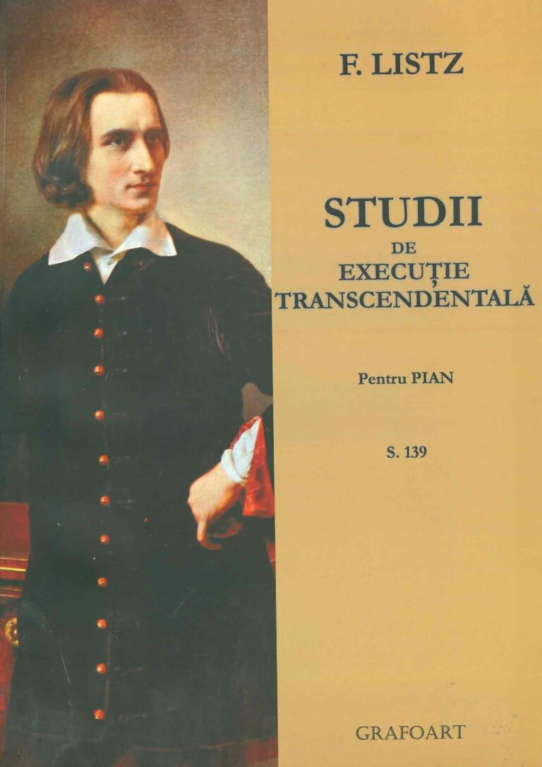 Studii de executie transcendentala pentru pian S. 139