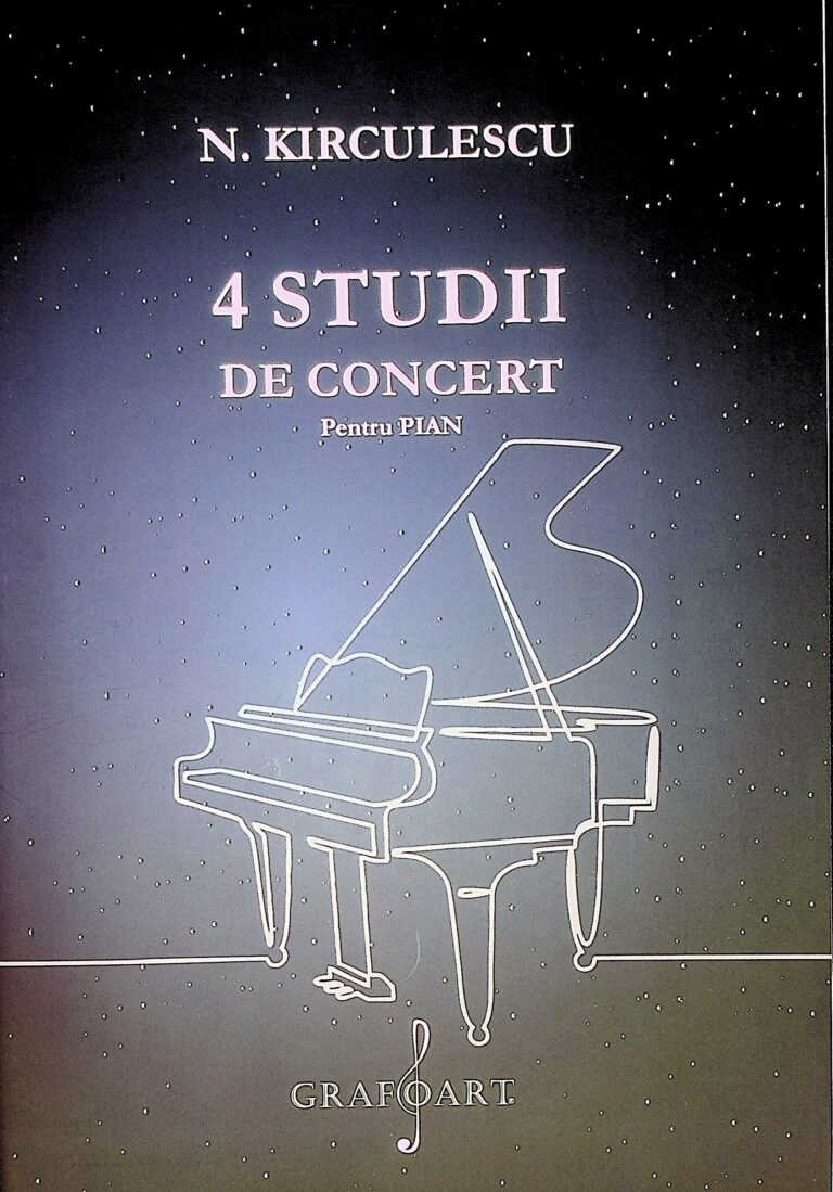 4 Studii de concert pentru pian