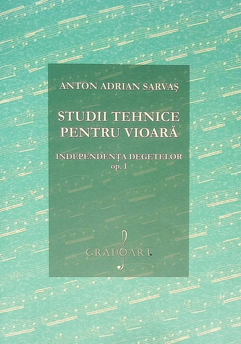 Studii tehnice pentru vioara. Independenta degetelor, opus 1