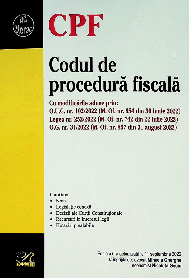 Codul de procedura fiscala