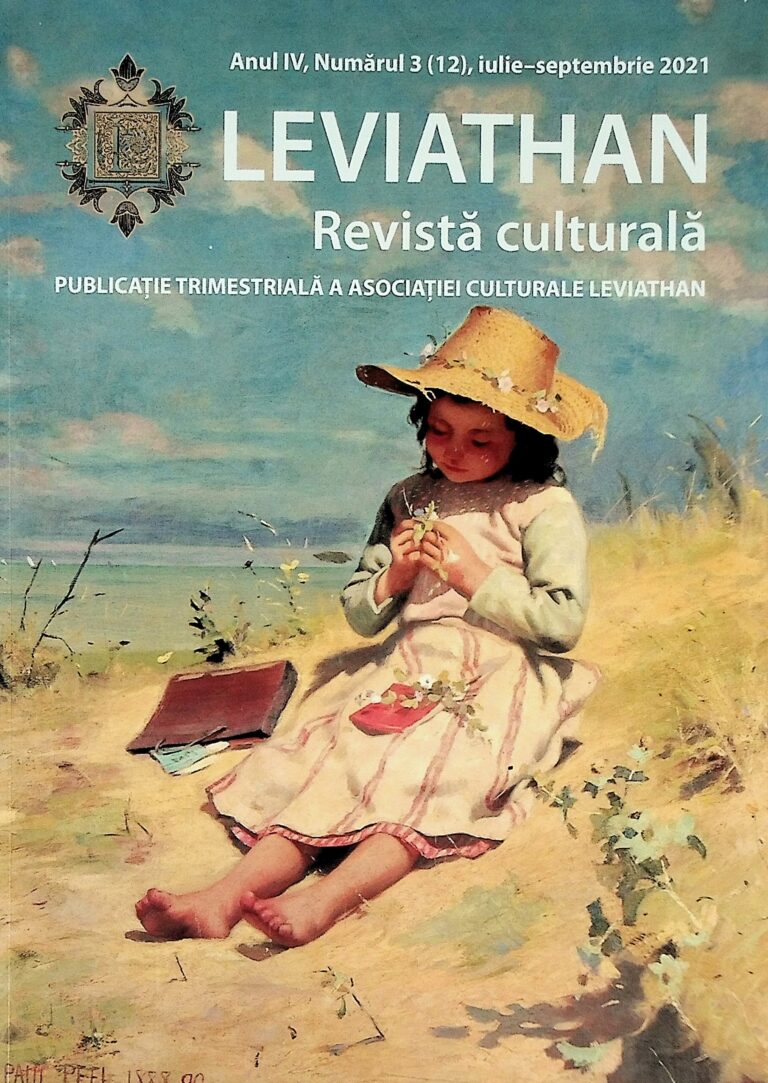 Leviathan - Revista culturala, anul IV, numarul 3 (12), iulie-septembrie 2021