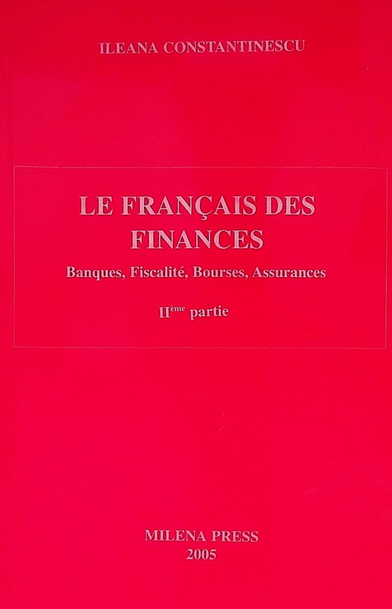 Le francais des finances, partie II
