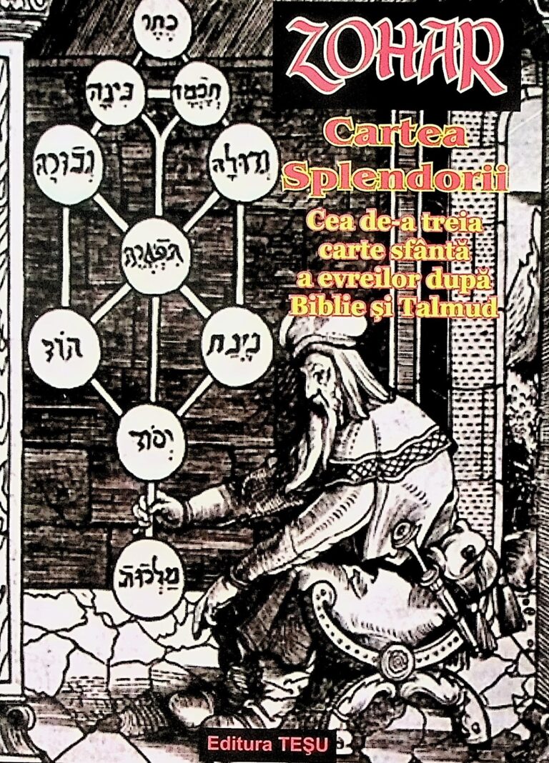 Zohar. Cartea Splendorii. Cea de-a treia carte sfanta a evreilor dupa Biblie si Talmud
