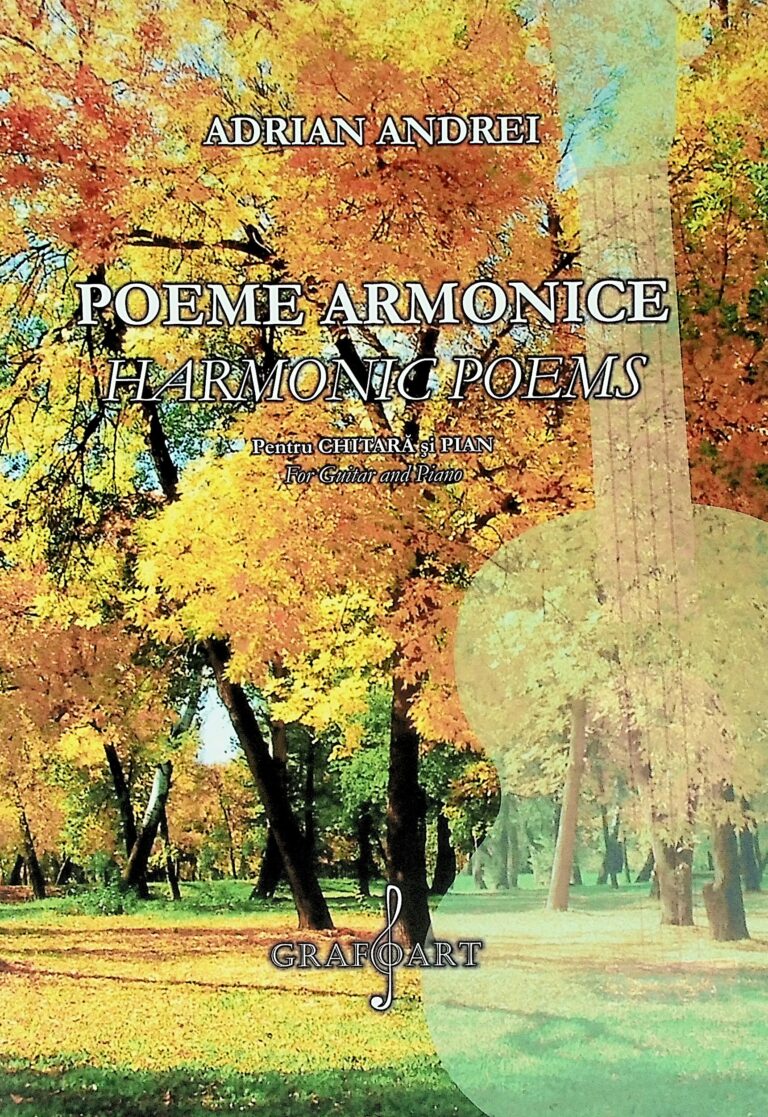 Poeme armonice. Pentru chitara si pian. Editie bilingva
