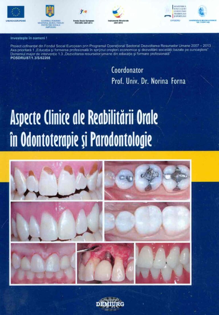 Aspecte clinice ale reabilitarii orale in odontoterapie si parodontologie