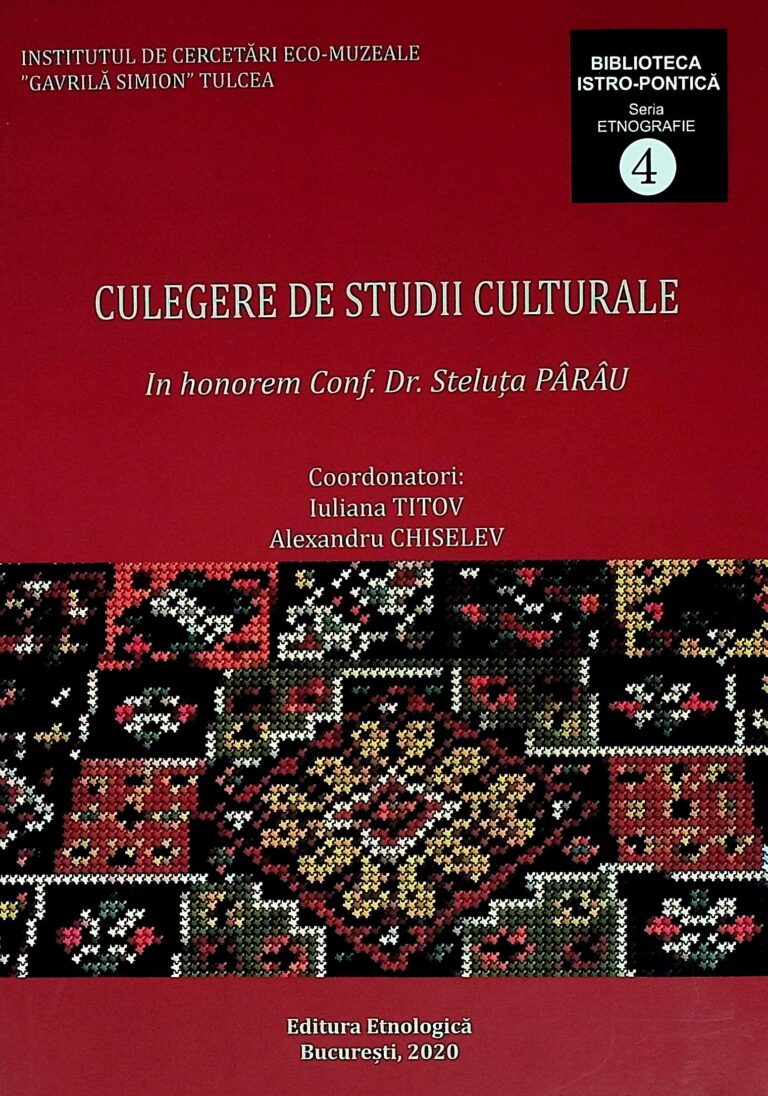 Culegere de studii culturale. In honorem Conf. Dr. Steluta Parau
