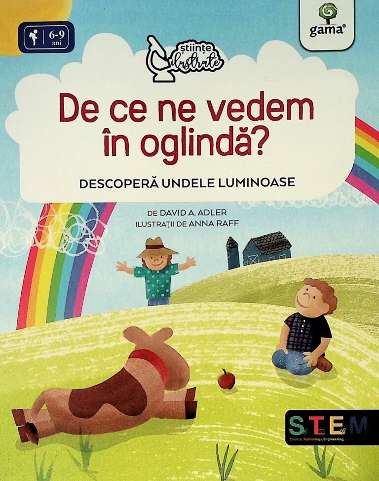 De ce ne vedem in oglinda? Descopera undele luminoase, 6-9 ani