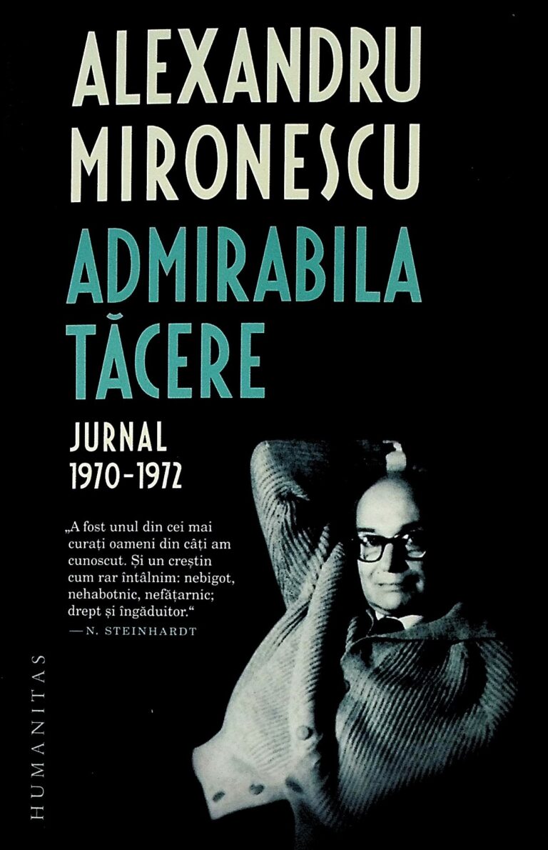 Admirabila tacere. Jurnal 1970-1972
