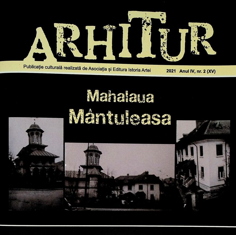 Arhitur, nr.2 anul IV (XV) - Mahalaua mantuleasa