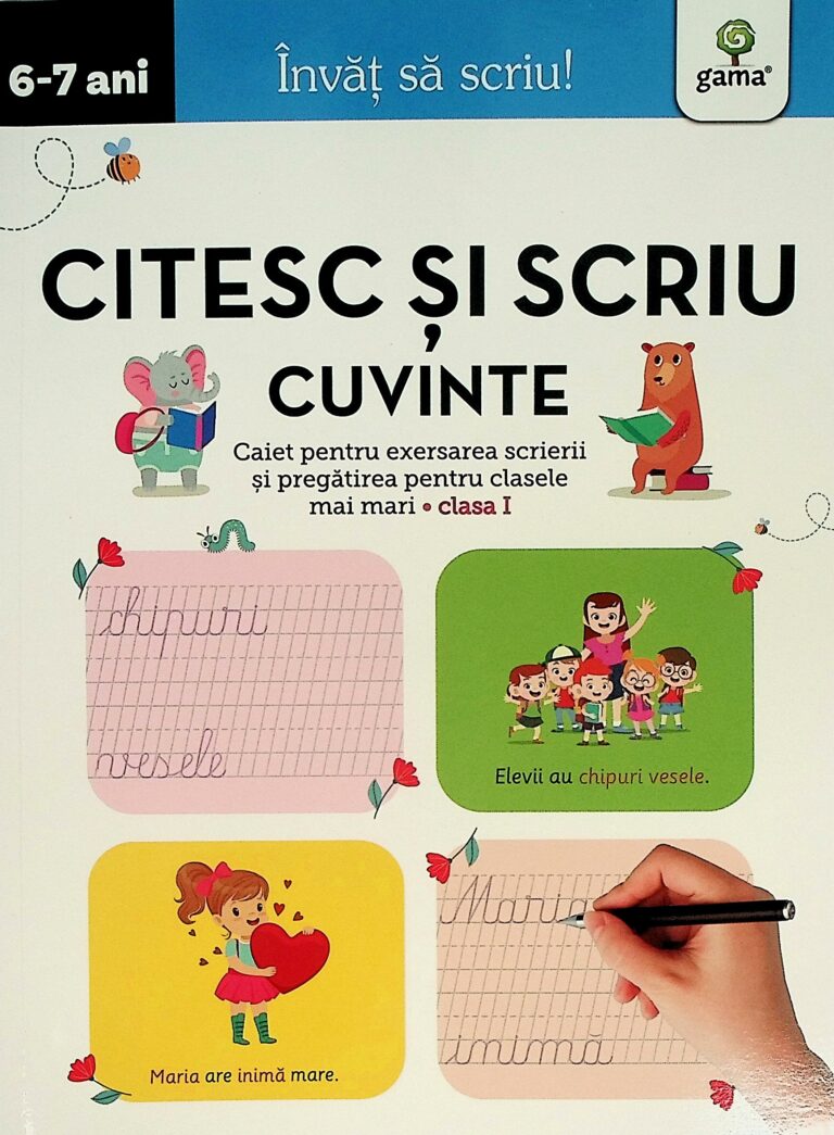 Citesc si scriu cuvinte, 6-7 ani