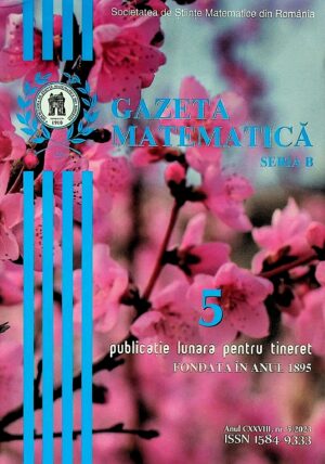 Gazeta matematica, Nr. 5/2023