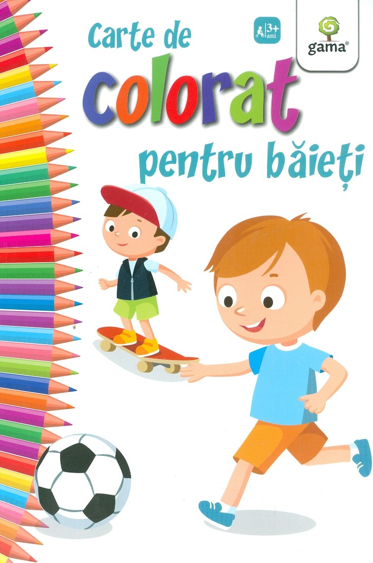 Carte de colorat pentru baieti
