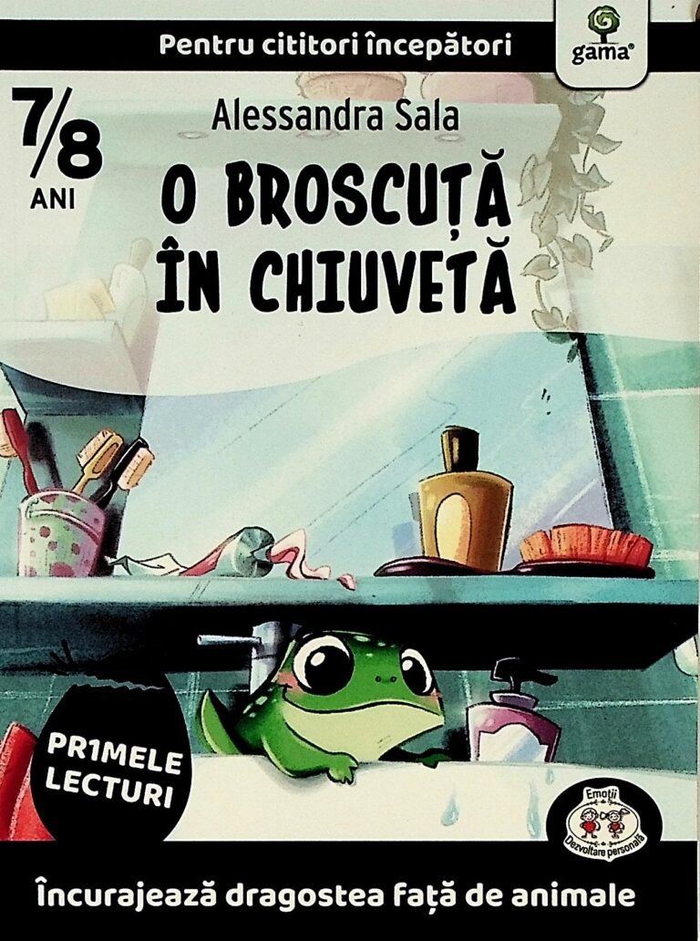 O broscuta in chiuveta, 7/8 ani