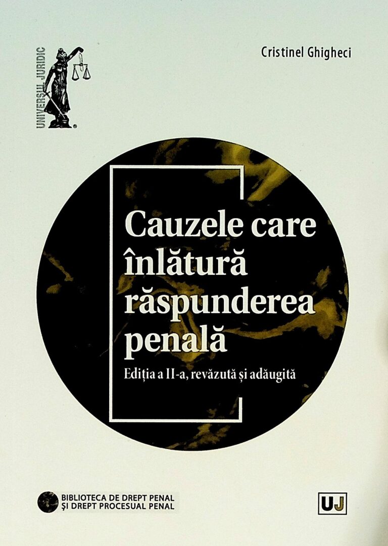 Cauzele care inlatura raspunderea penala