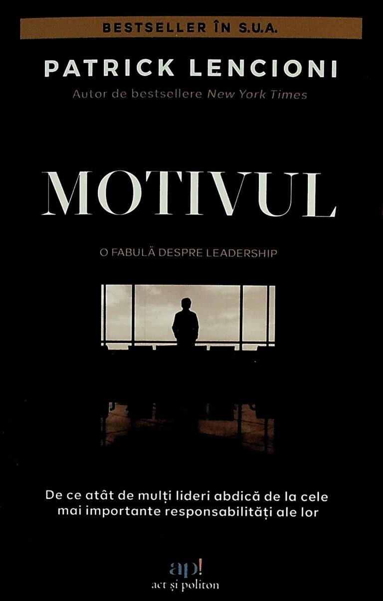 Motivul. De ce atat de multi lideri abdica de la cele mai importante responsabilitati ale lor