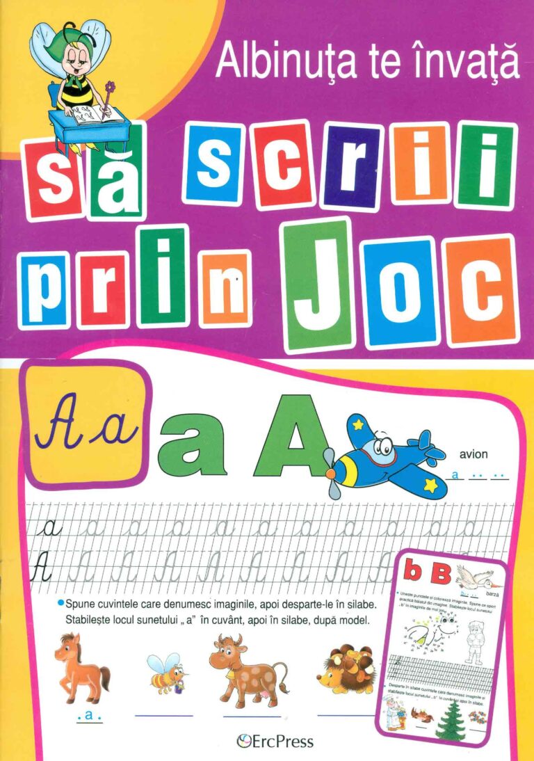 Albinuta te invata sa scrii prin joc