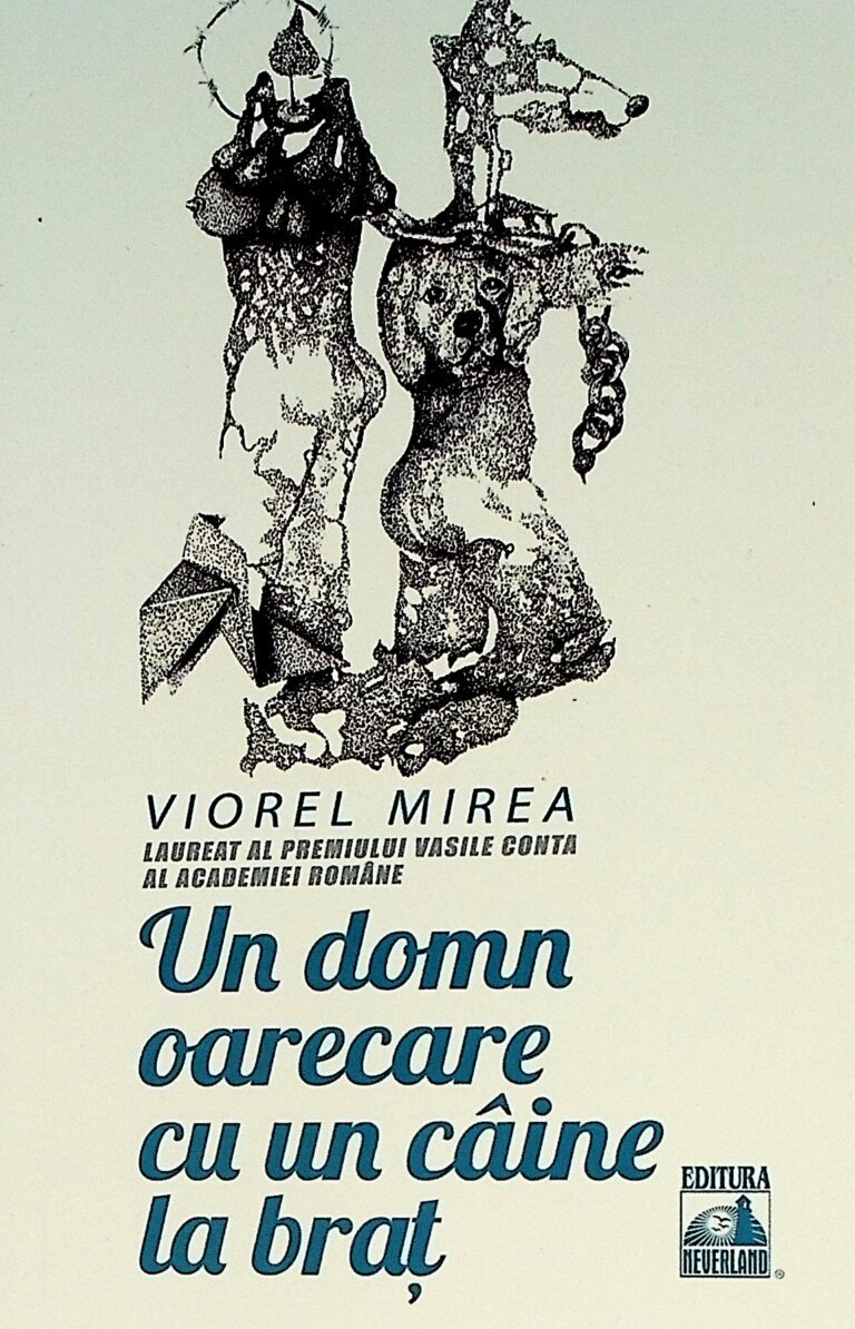 Un domn oarecare cu un caine la brat