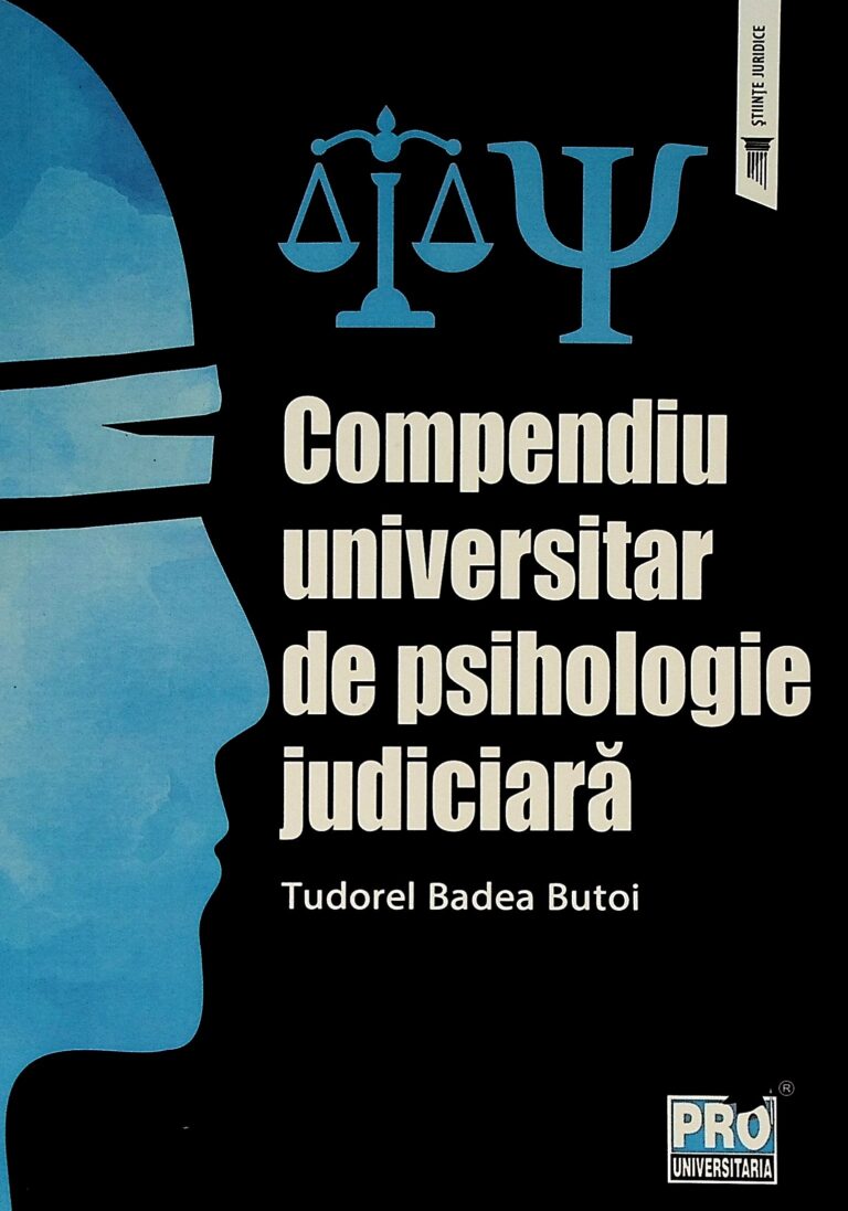 Compendiu universitar de psihologie judiciara