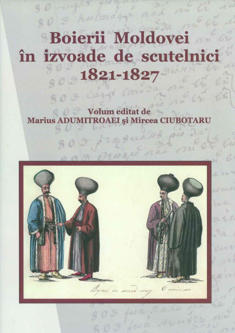 Boierii Moldovei in izvoade de scutelnici, 1821-1827