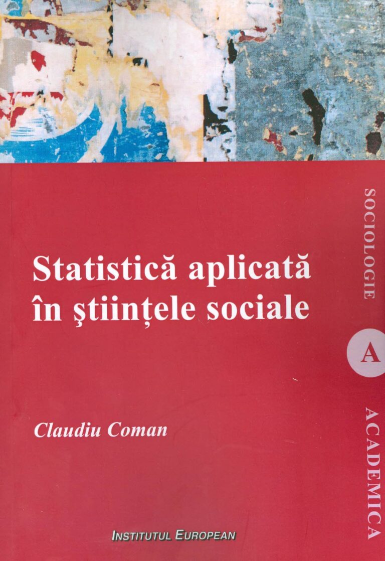 Statistica aplicata in stiintele sociale