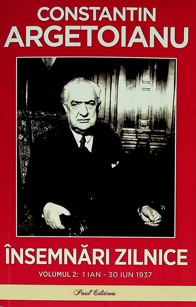 Insemnari zilnice, vol. II- 1 Ianuarie-30 Iunie 1937