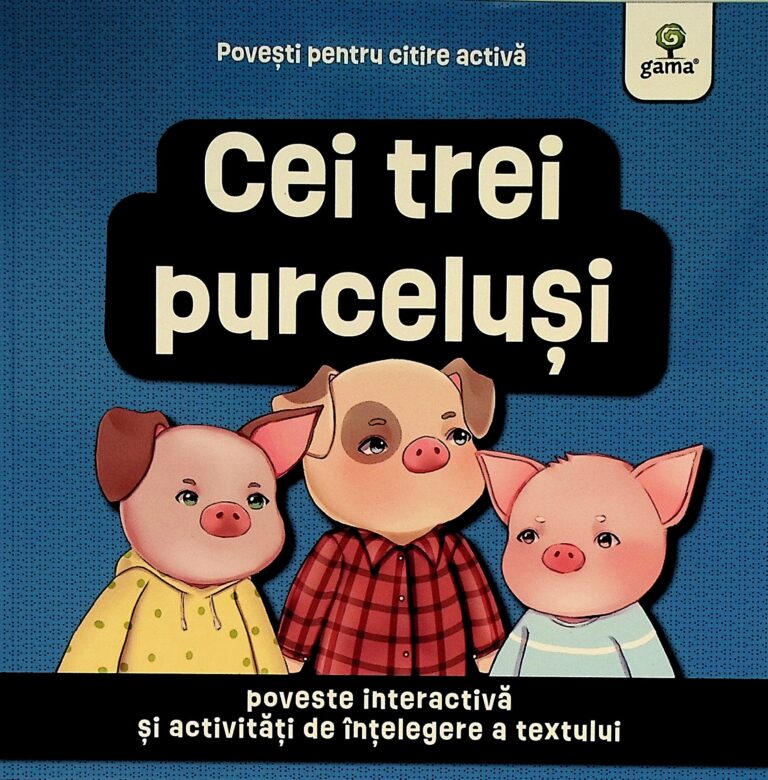 Cei trei purcelusi. Poveste interactiva si activitati de intelegere a textului