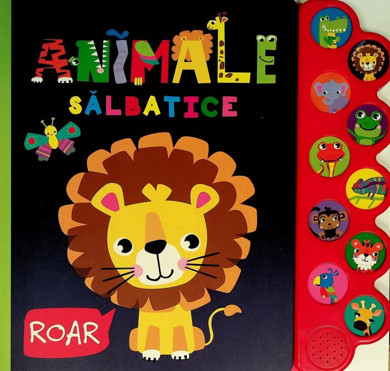 Animale salbatice. Carte cu sunete