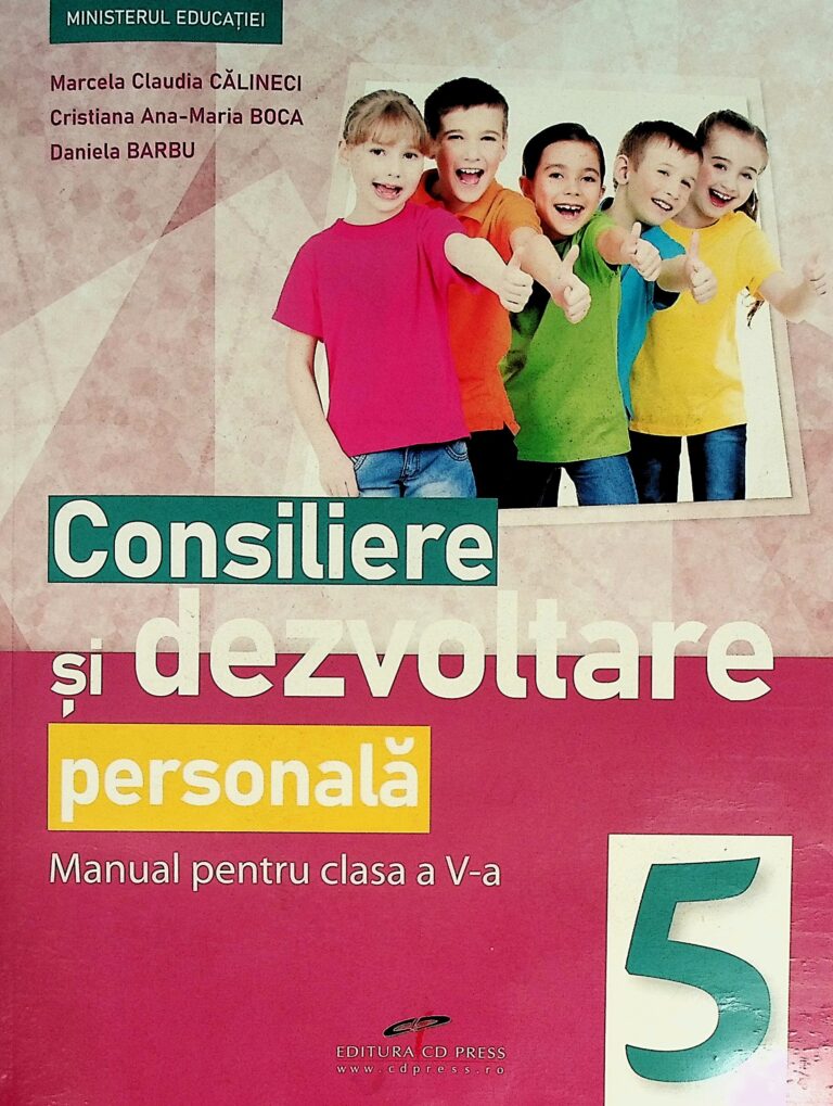 Consiliere si dezvoltare personala, clasa a V-a